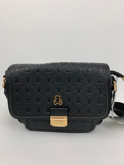 FLORENCE - vegan faux leather crossbody bag with wide strap