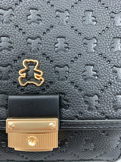 FLORENCE - vegan faux leather crossbody bag with wide strap