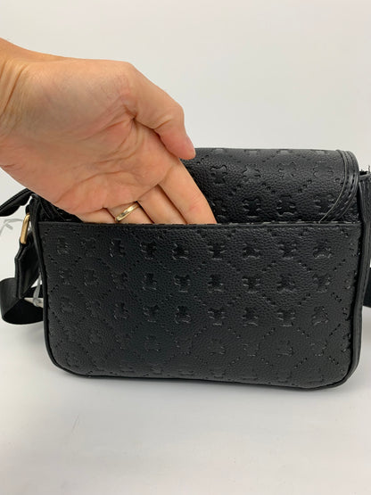 FLORENCE - vegan faux leather crossbody bag with wide strap