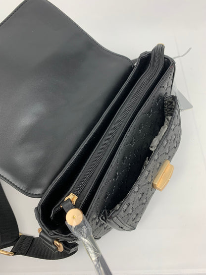 FLORENCE - vegan faux leather crossbody bag with wide strap