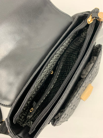 FLORENCE - vegan faux leather crossbody bag with wide strap