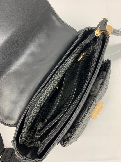 FLORENCE - vegan faux leather crossbody bag with wide strap