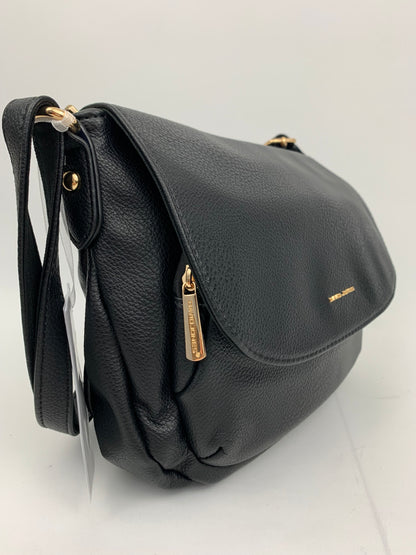 TOULOUSE BLACK - quality faux leather crosbody bag
