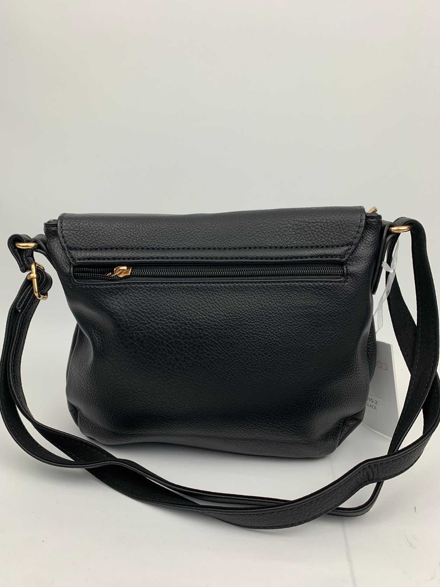 TOULOUSE BLACK - quality faux leather crosbody bag