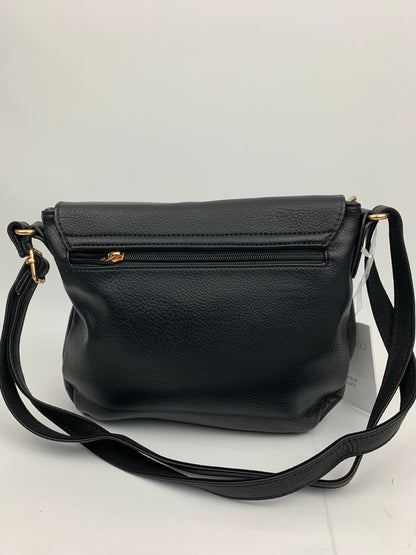 TOULOUSE BLACK - quality faux leather crosbody bag