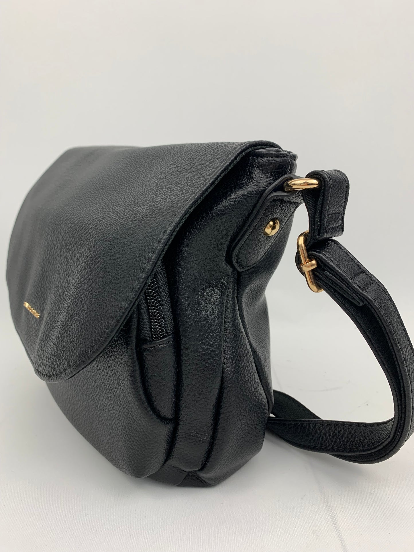 TOULOUSE BLACK - quality faux leather crosbody bag