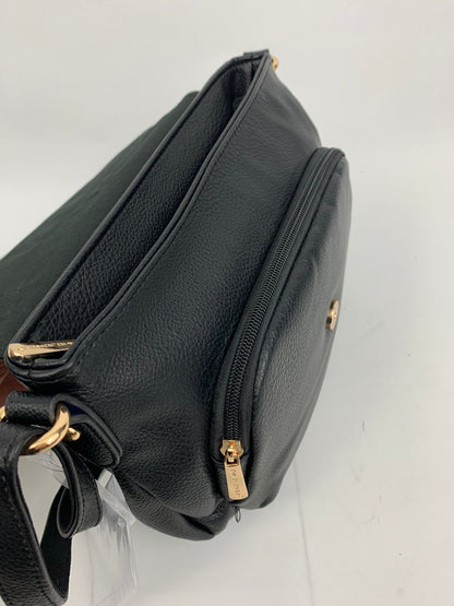 TOULOUSE BLACK - quality faux leather crosbody bag