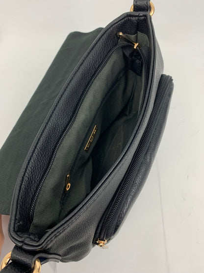 TOULOUSE BLACK - quality faux leather crosbody bag