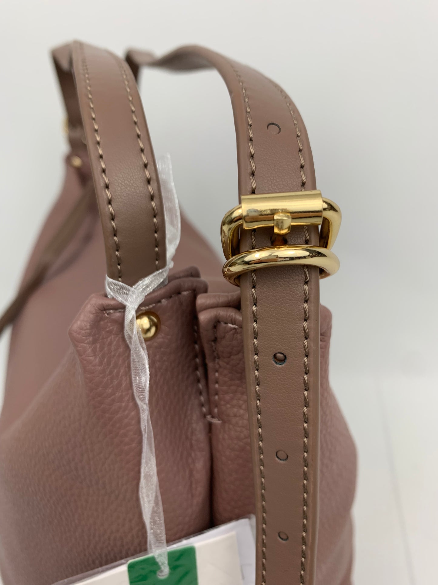 BARCELONA DEEP PINK - Soft faux leather shoulder bag large