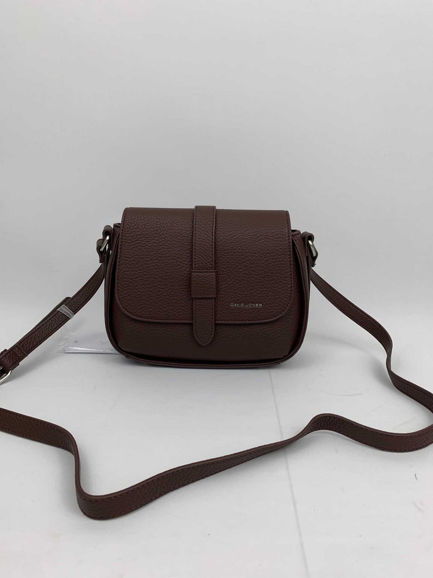 ZURICH BROWN - Faux leather crossbody bag