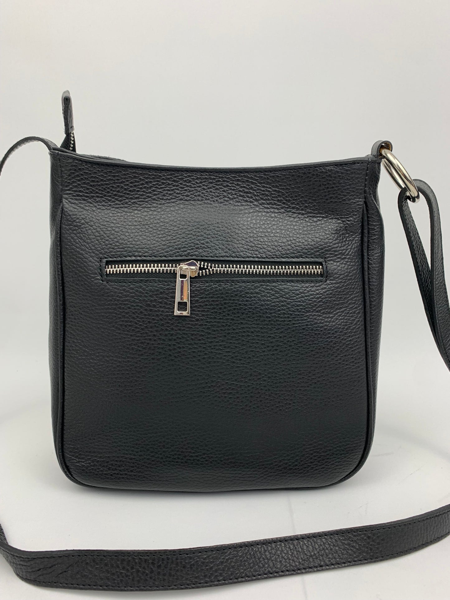 LISBON - real leather with suede crossbody bag