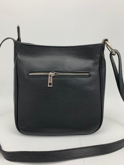 LISBON - real leather with suede crossbody bag