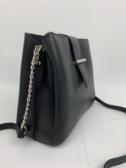 MILAN BLACK - Italian Genuine leather shoulder bag