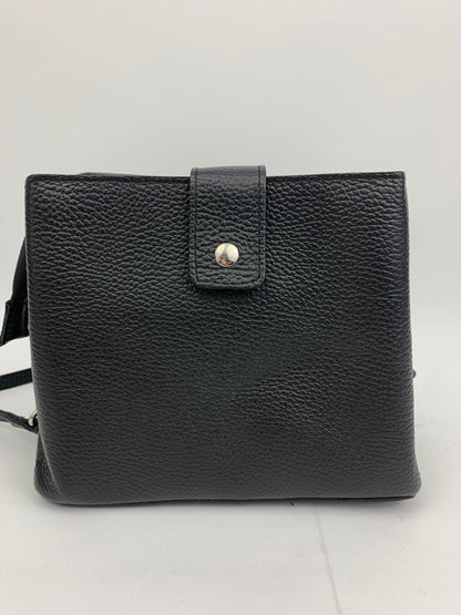 MILAN BLACK - Italian Genuine leather shoulder bag