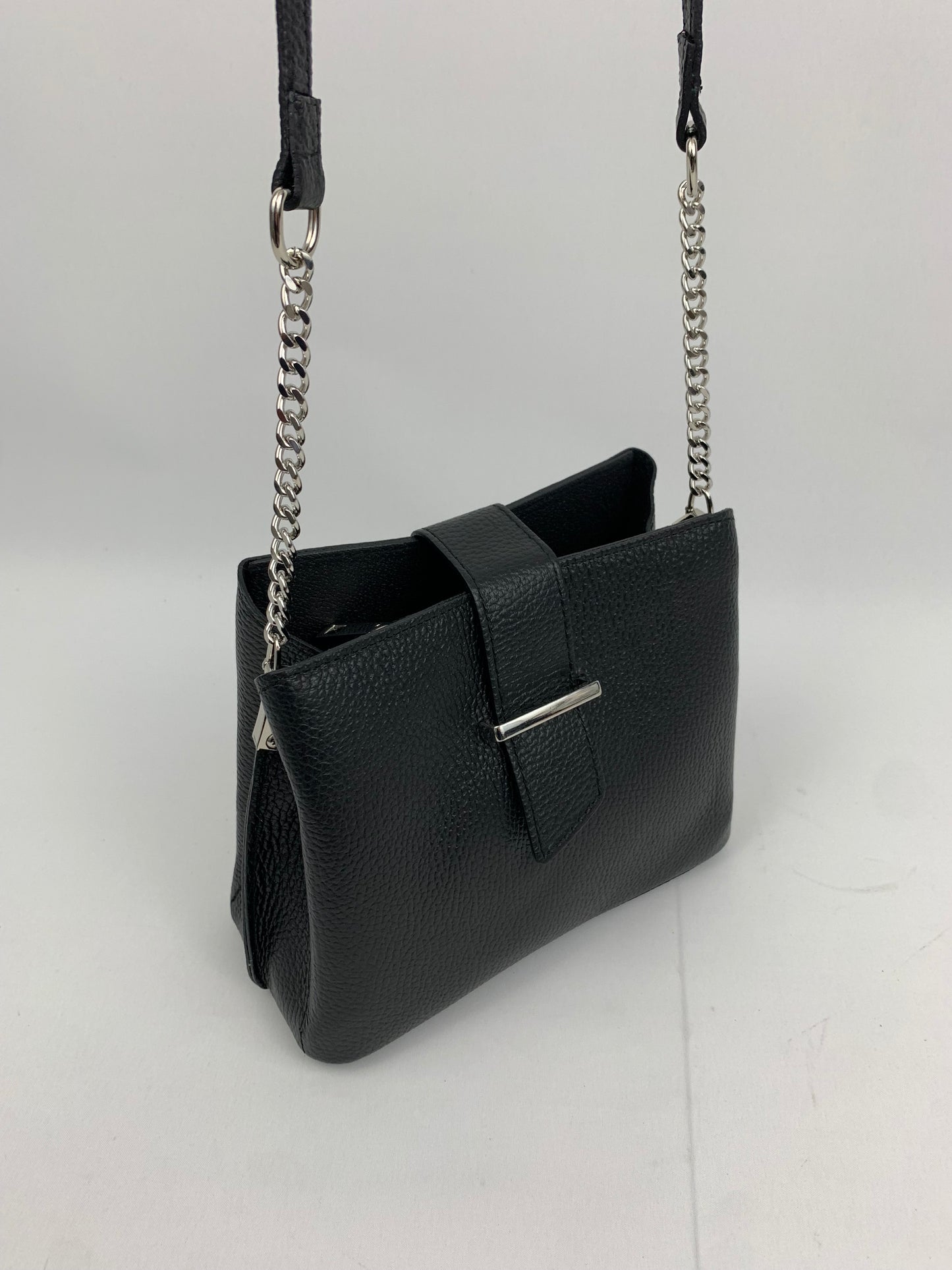 MILAN BLACK - Italian Genuine leather shoulder bag