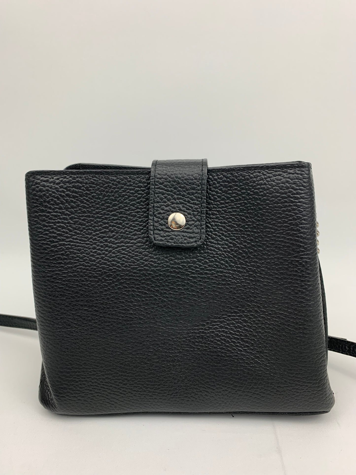 MILAN BLACK - Italian Genuine leather shoulder bag