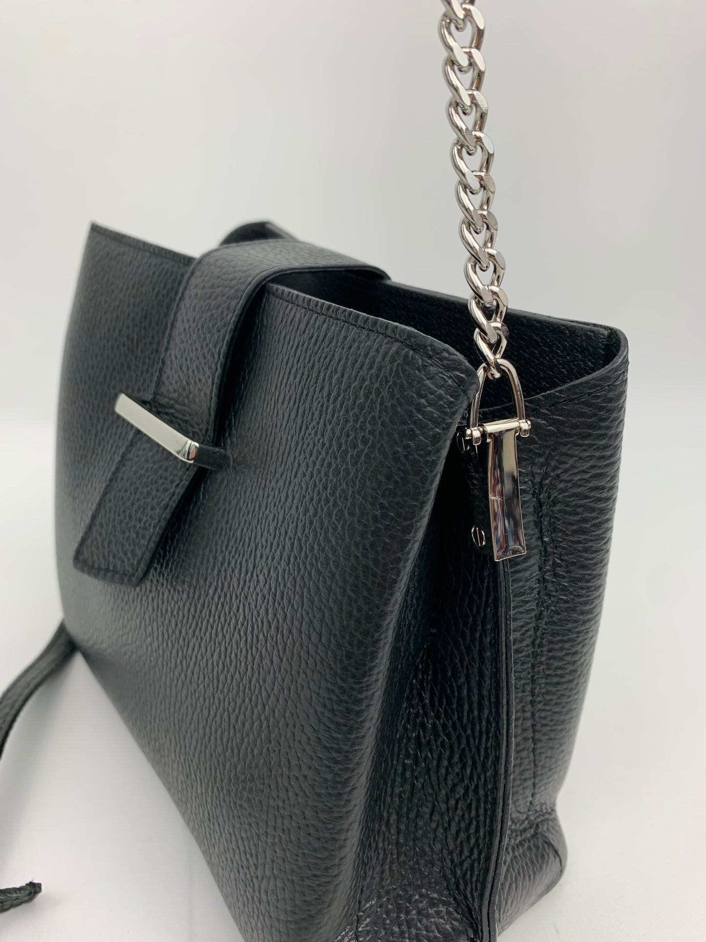 MILAN BLACK - Italian Genuine leather shoulder bag