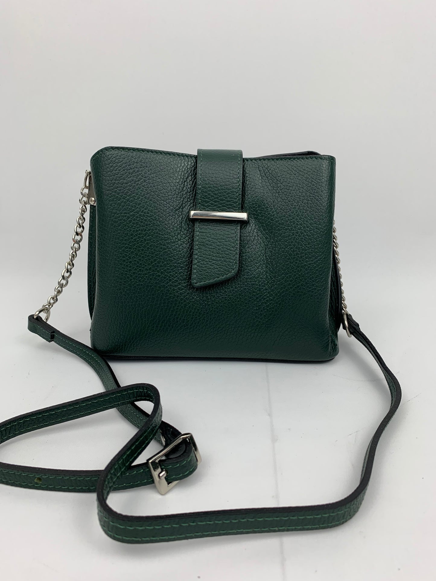 MILAN GREEN - Italian Genuine leather shoulder bag