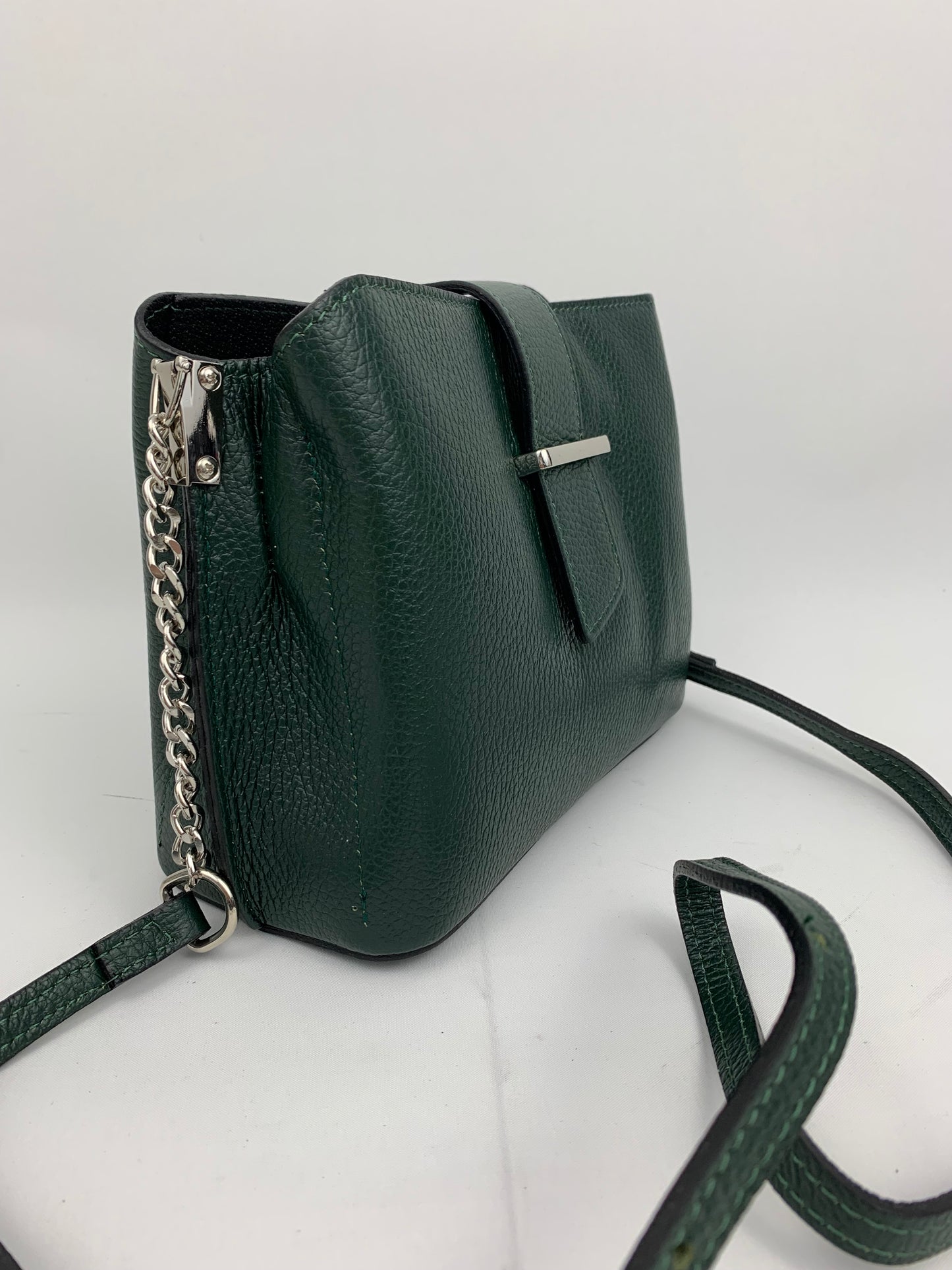 MILAN GREEN - Italian Genuine leather shoulder bag