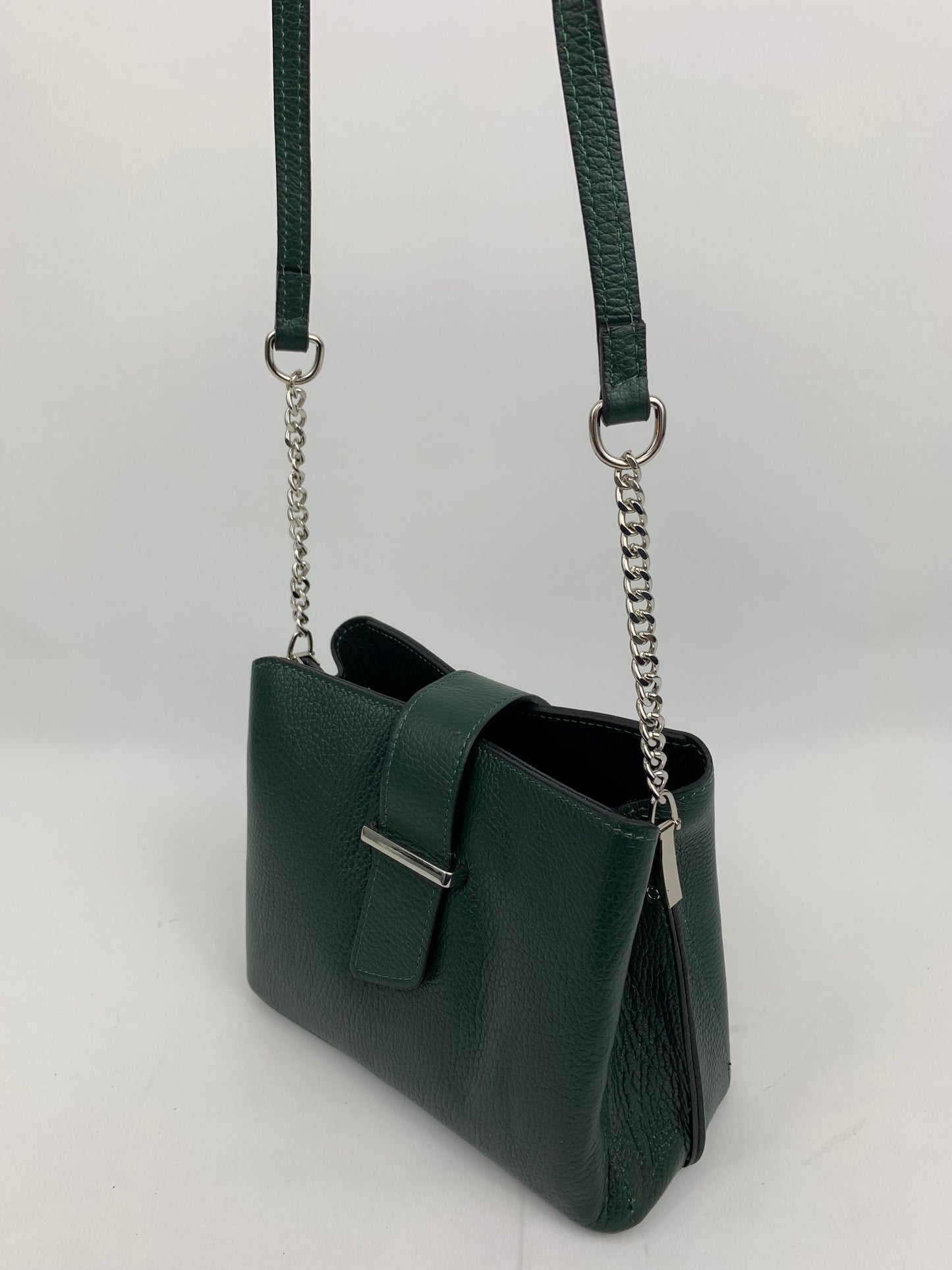 MILAN GREEN - Italian Genuine leather shoulder bag