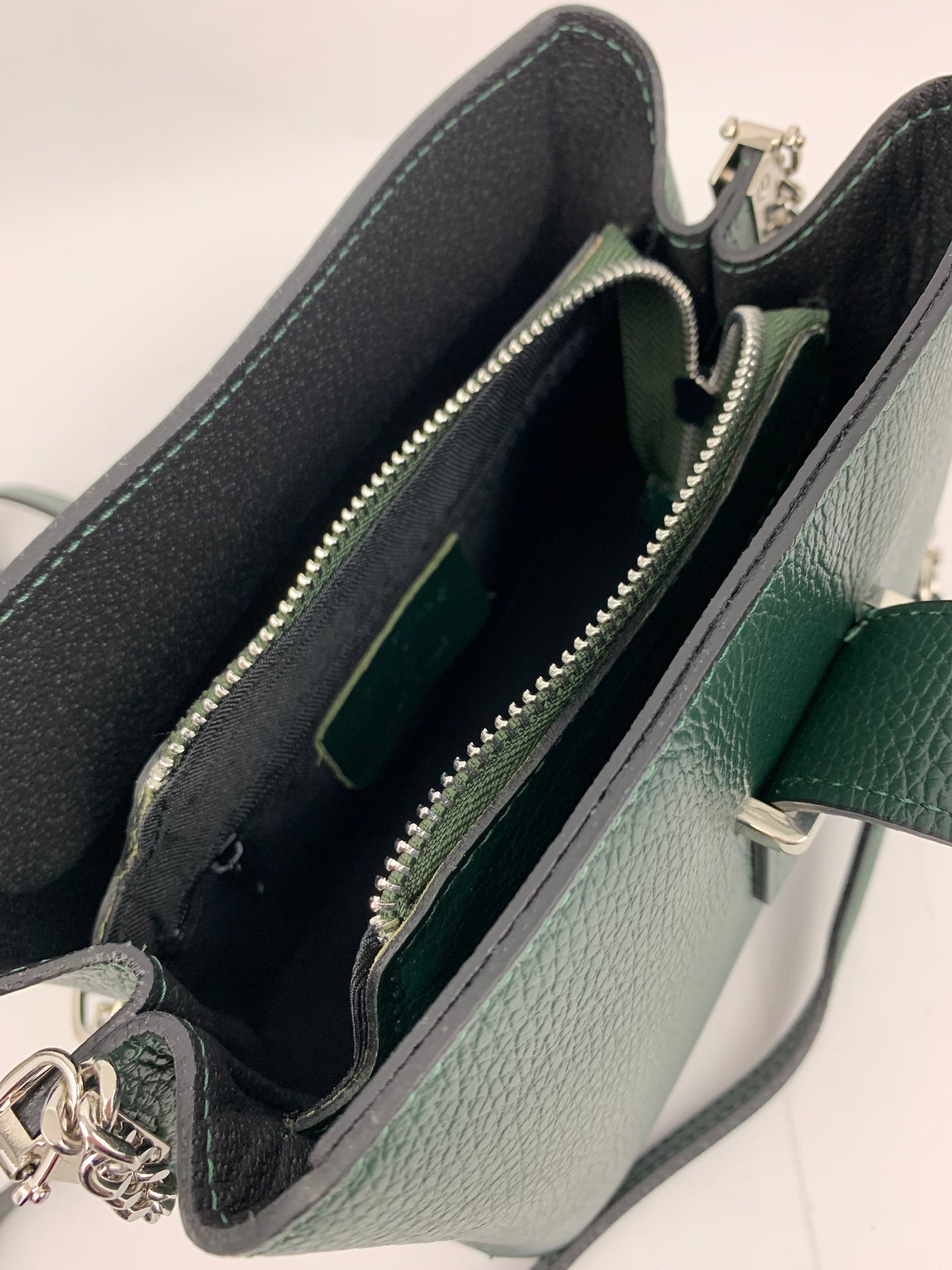 MILAN GREEN - Italian Genuine leather shoulder bag