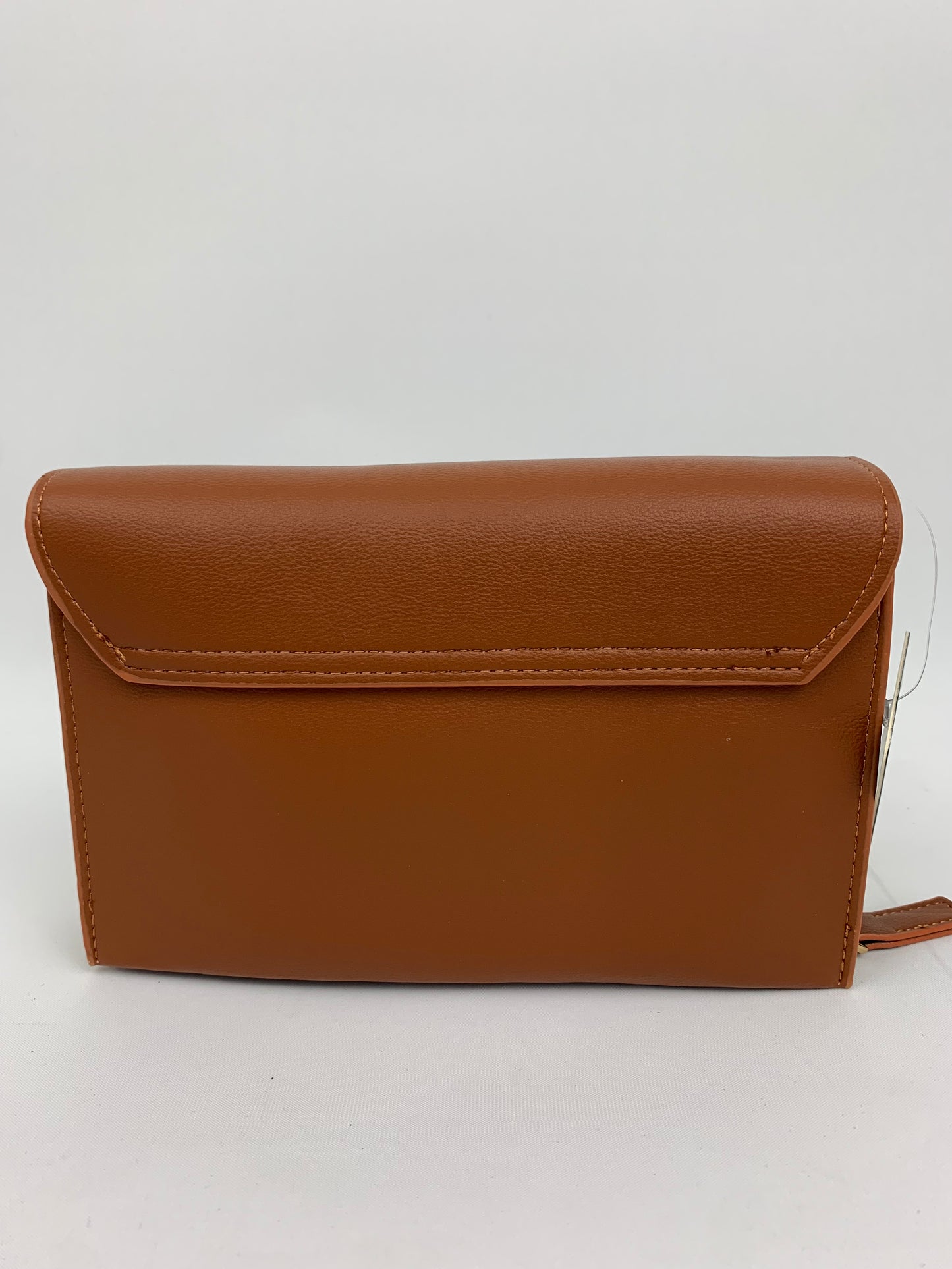 MUNICH BROWN - faux leather shoulder/crossbody bag small