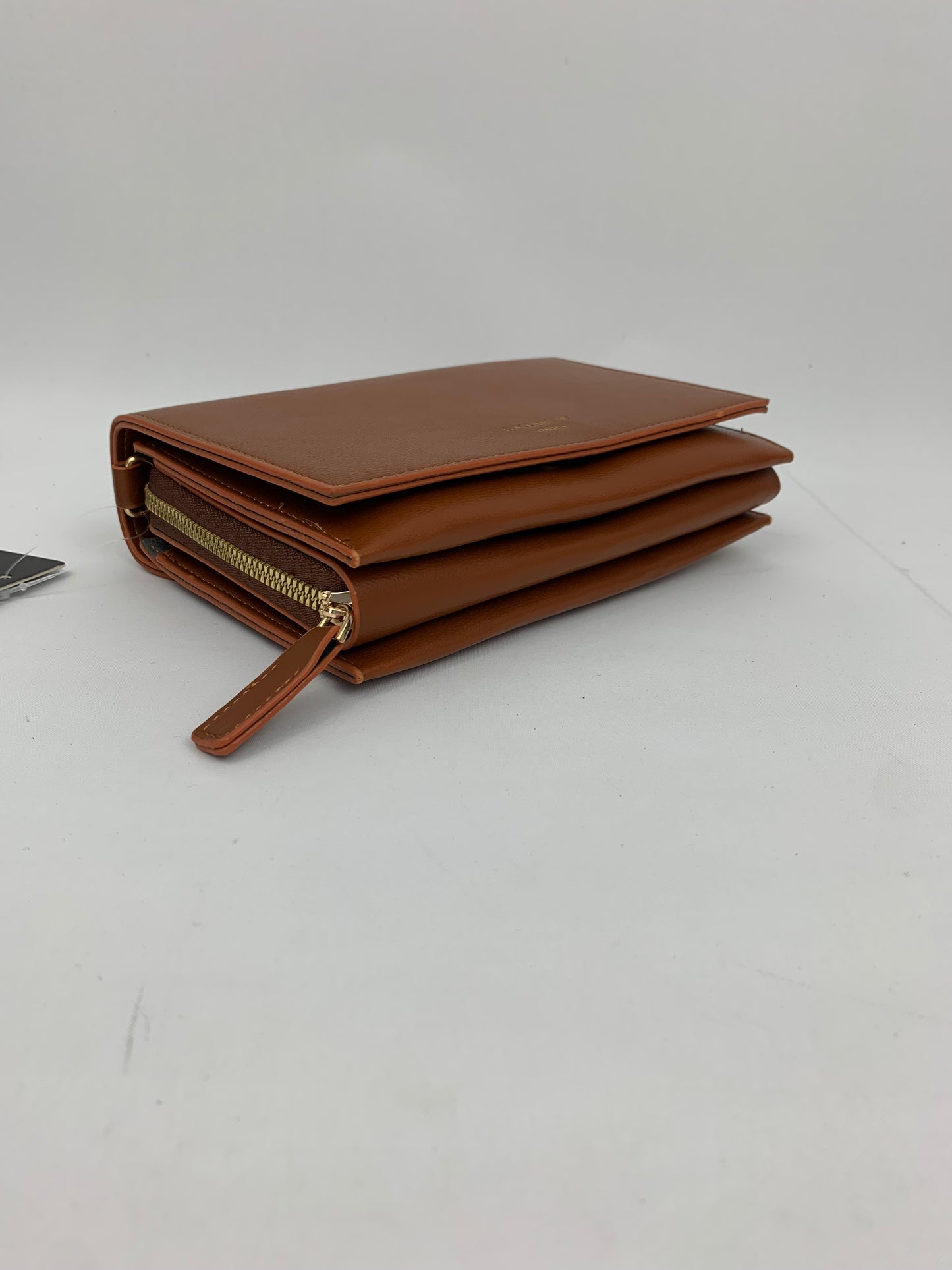 MUNICH BROWN - faux leather shoulder/crossbody bag small