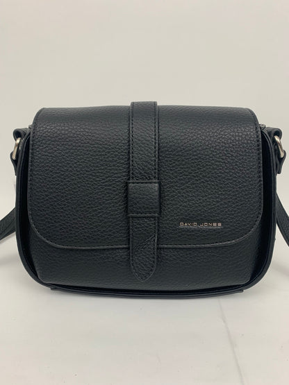 ZURICH BLACK - Faux leather crossbody bag