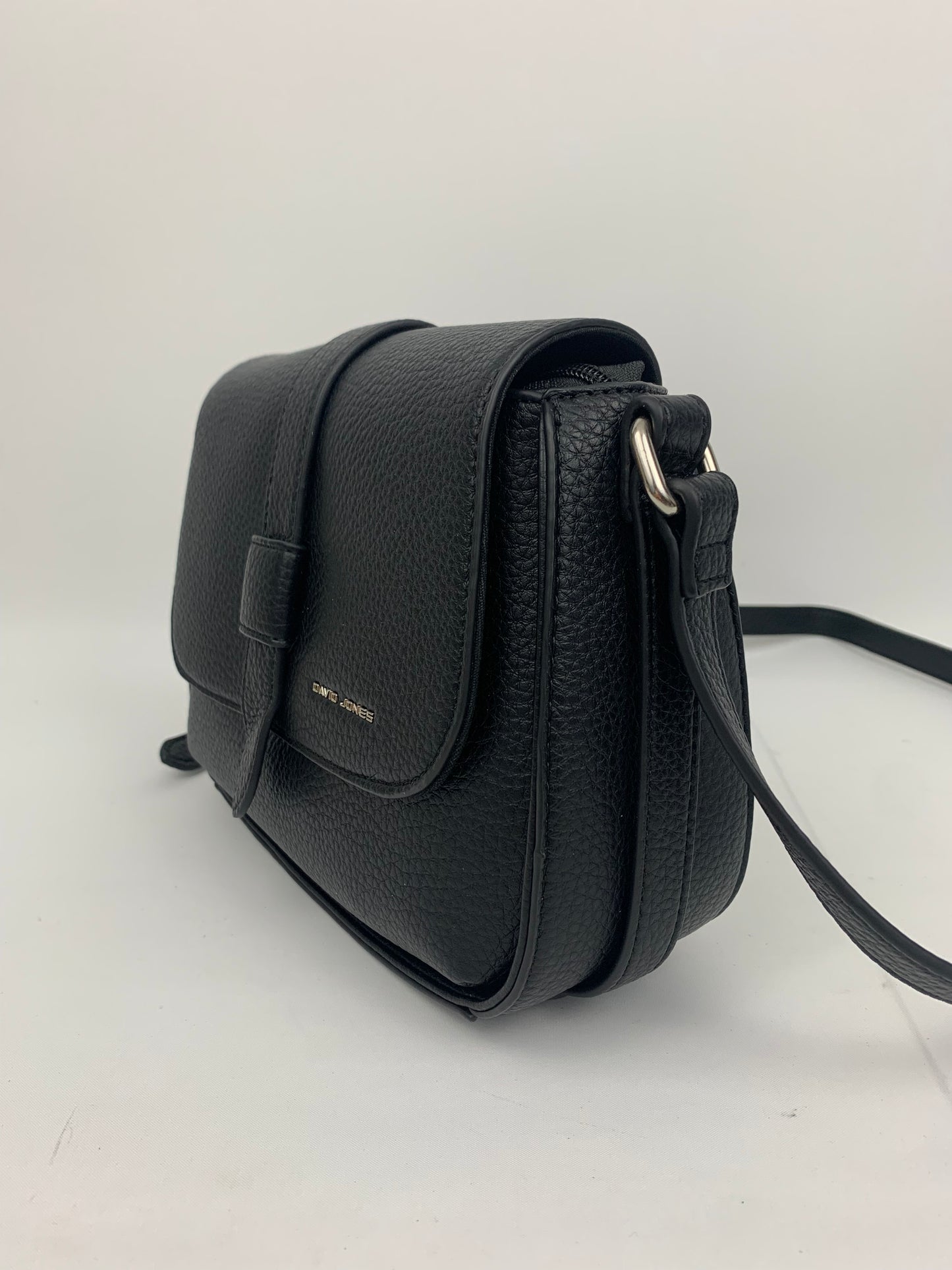 ZURICH BLACK - Faux leather crossbody bag