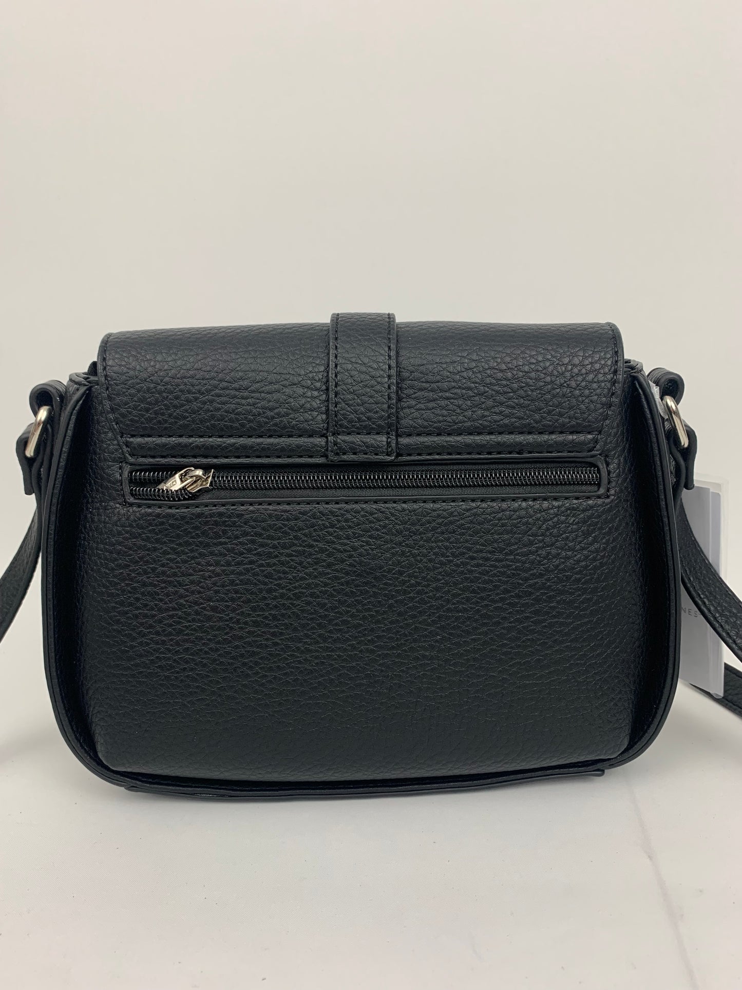 ZURICH BLACK - Faux leather crossbody bag