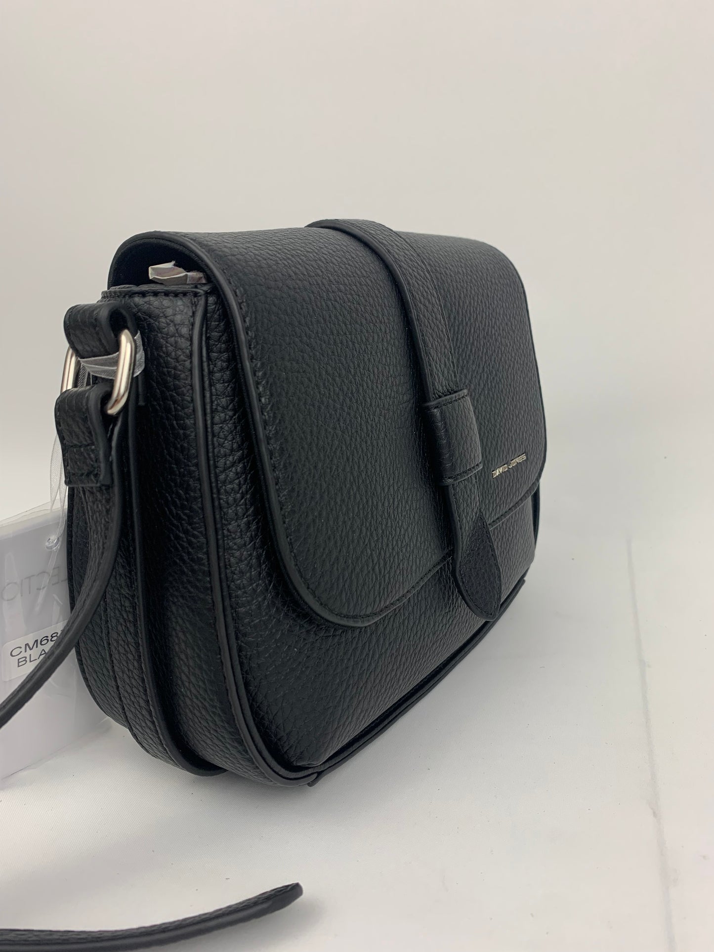 ZURICH BLACK - Faux leather crossbody bag
