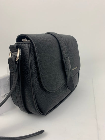 ZURICH BLACK - Faux leather crossbody bag