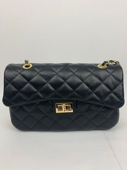 LONDON - Genuine leather shoulder chain strap bag