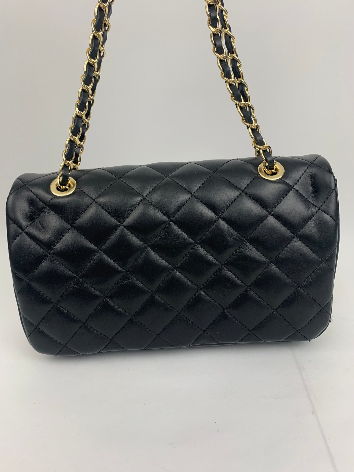 LONDON - Genuine leather shoulder chain strap bag