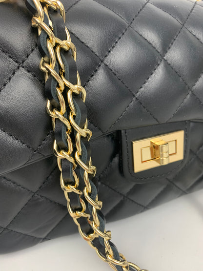 LONDON - Genuine leather shoulder chain strap bag