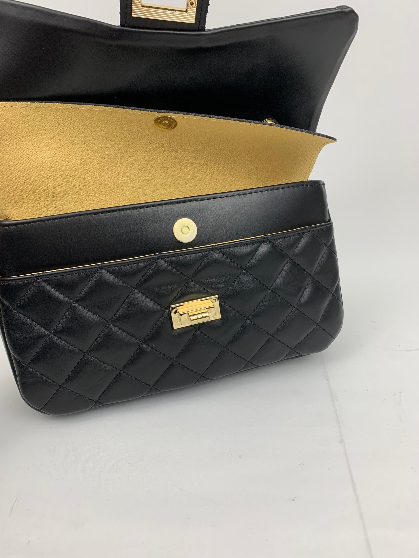 LONDON - Genuine leather shoulder chain strap bag
