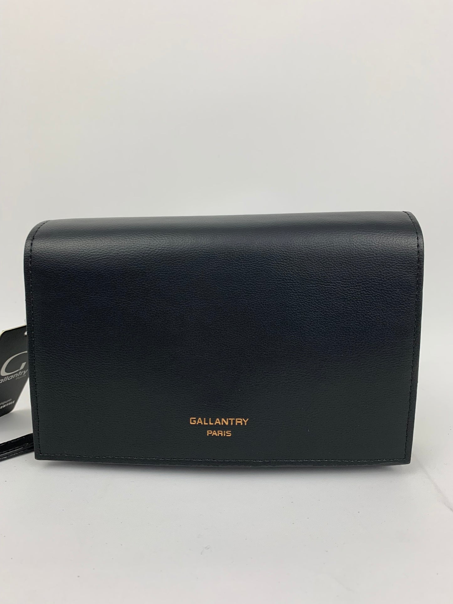 MUNICH BLACK - faux leather shoulder/crossbody bag small