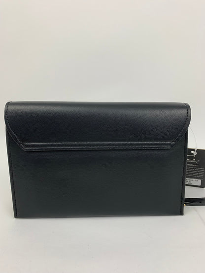 MUNICH BLACK - faux leather shoulder/crossbody bag small