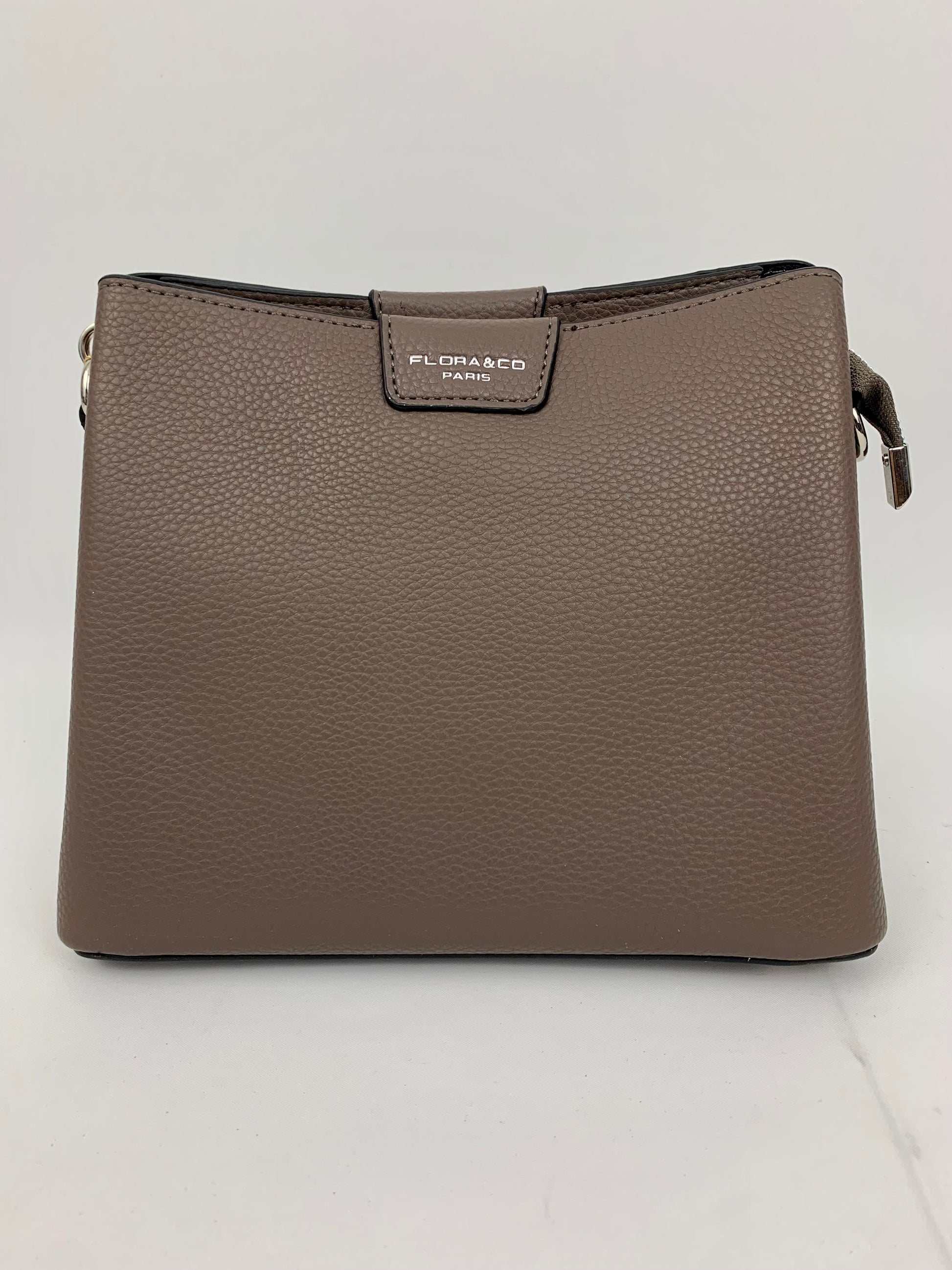 Amsterdam taupe faux leather crossbody/ shoulder handbag I Selective Ireland