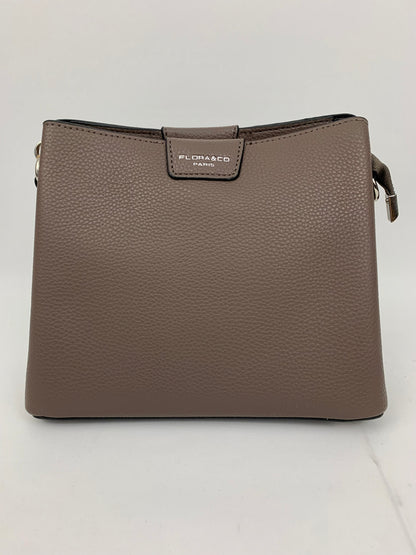 Amsterdam taupe faux leather crossbody/ shoulder handbag I Selective Ireland