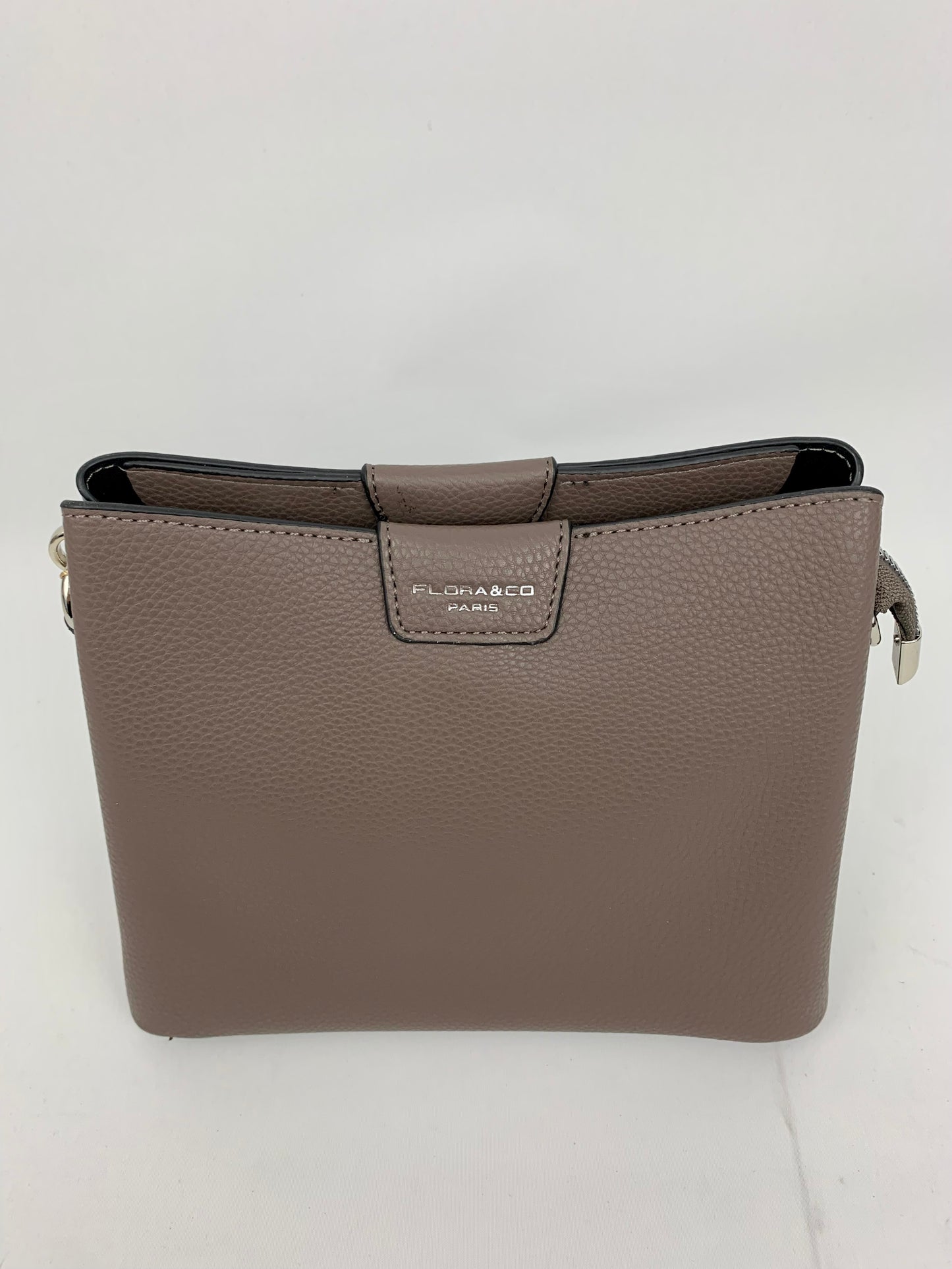 Amsterdam taupe faux leather crossbody/ shoulder handbag I Selective Ireland