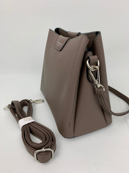 Amsterdam taupe faux leather crossbody/ shoulder handbag I Selective Ireland