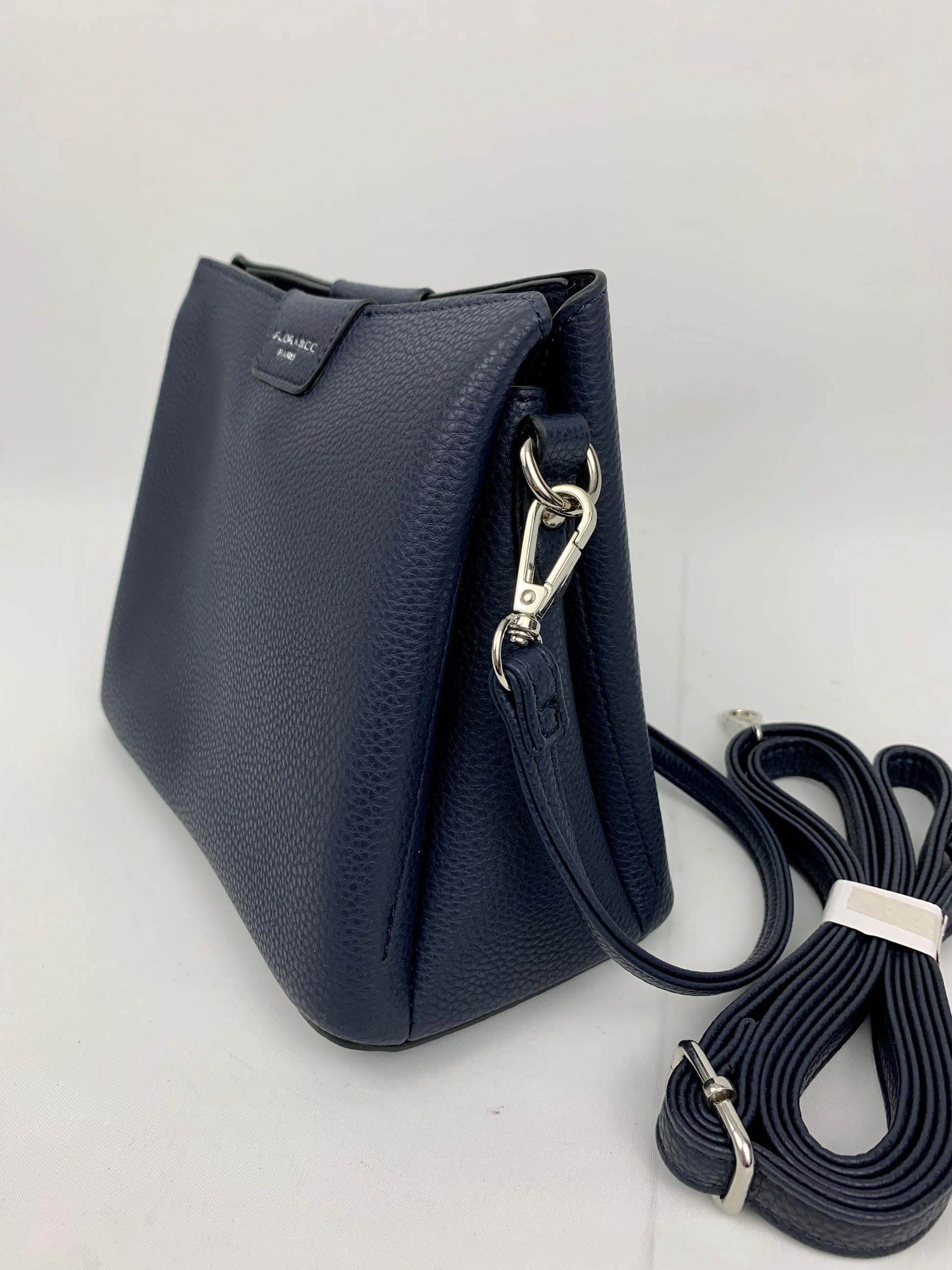 Amsterdam navy faux leather crossbody/ shoulder handbag I Selective Ireland