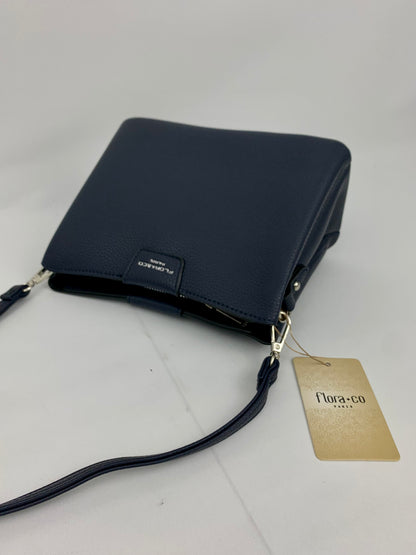 Amsterdam navy faux leather crossbody/ shoulder handbag I Selective Ireland