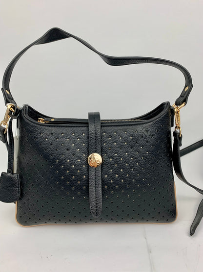 SANTANA - star patterned quality faux leather hobo shoulder/ crossbody handbag