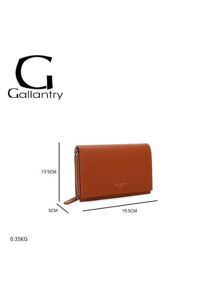 MUNICH BROWN - faux leather shoulder/crossbody bag small