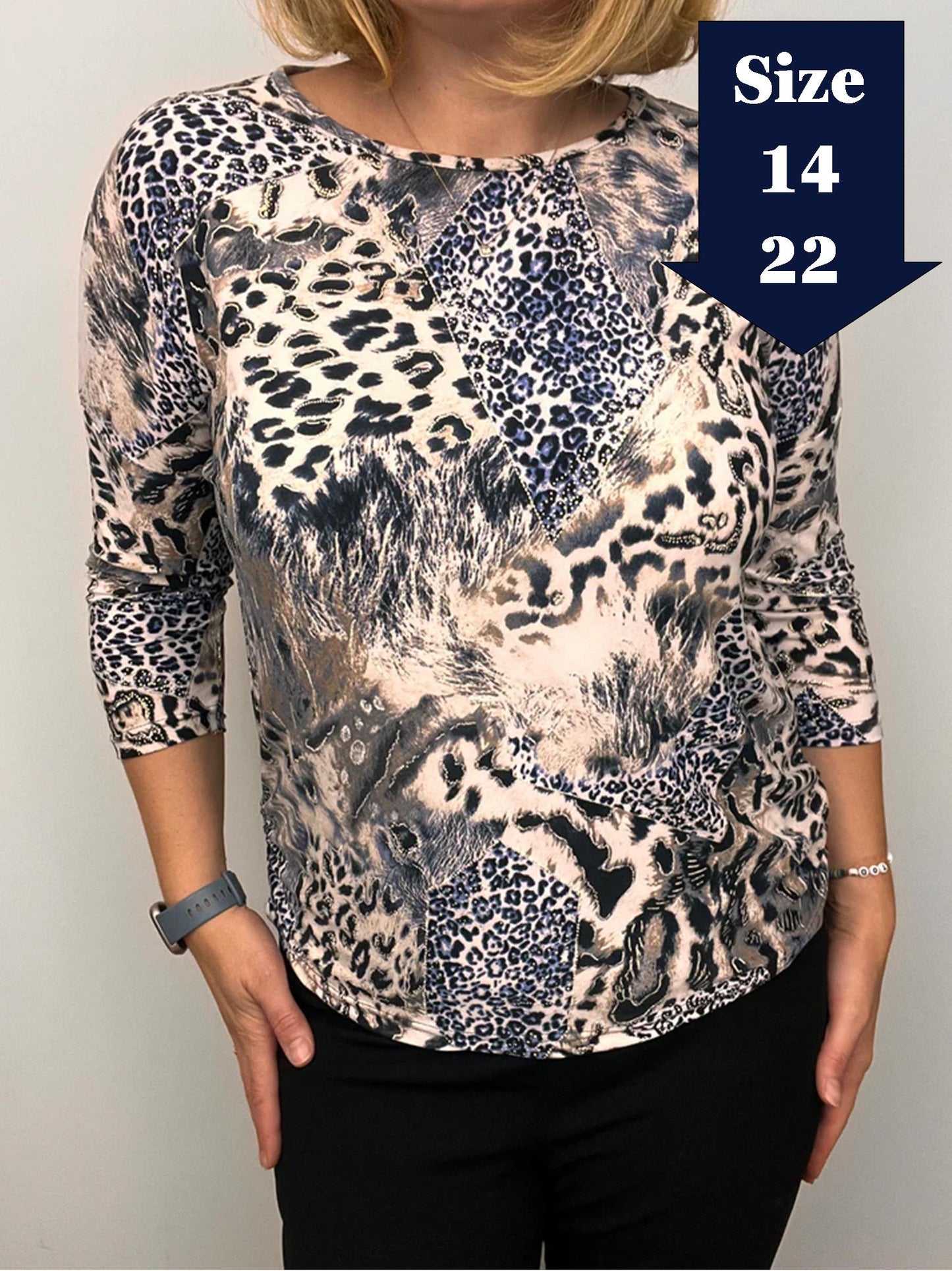 PANTHER round neck top