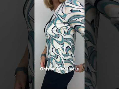 GWENDOLINE twin-set effect top