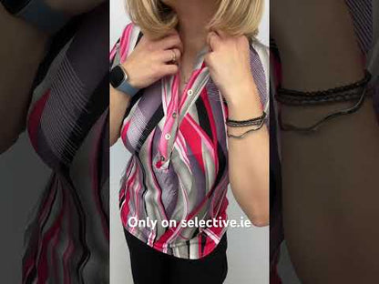 HOLLY stand-up collar blouse