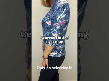 HARPER peachy feeling style top 3/4 sleeves